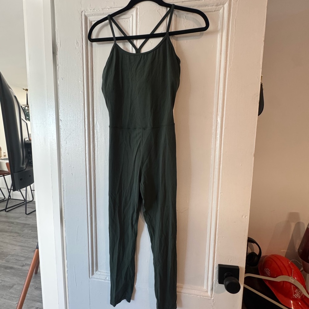 Splits59 Dark Green Jumpsuit